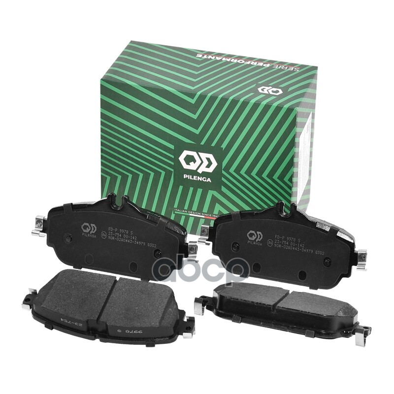 Колодки тормозные дисковые передние Performante MERCEDES-BENZ C-CLASS IV (W205) (2014-2021) FD-P9978S PILENGA арт. FD-P9978S