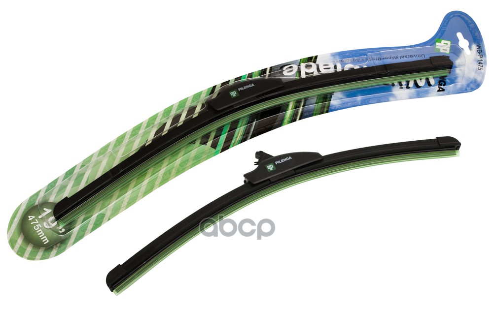 Щетка стеклоочистителя бескаркасная 475mm Универсальные Крючок WB-P1475 PILENGA арт. WB-P1475