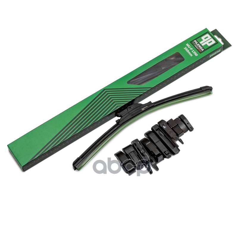 Щетка с/о универсальная бескаркасная 350mm (10 адаптеров)  WU-P1350 PILENGA арт. WU-P1350