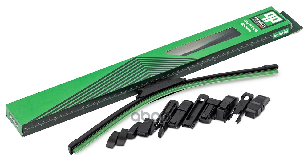 Щетка стеклоочистителя универсальная бескаркасная 400mm,11 адаптеров Универсальные  WU-P1400 PILENGA арт. WU-P1400