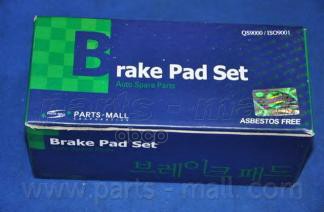 Колодки тормозные дисковые HYUNDAI GRAND STAREX(TQ) PMC 581014DA00 Parts-Mall арт. pka-036