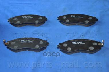 Колодки тормозные дисковые CHEVROLET LACETTI(J200) PMC 96405129 Parts-Mall арт. pkc-013