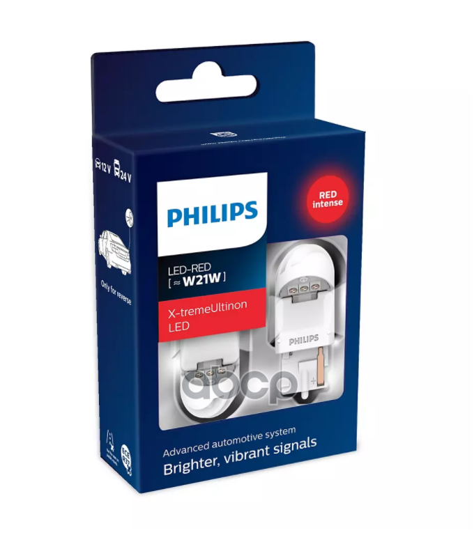 К Кт Ламп Светодиодные Красные Philips 11065Xurx2 Philips арт. 11065XURX2