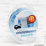 Лампа галогеновая головного света H1 P14.5s 4300K Crystal Vision 12V 55W Блистер 2+2 шт Philips арт. 12258CVSM