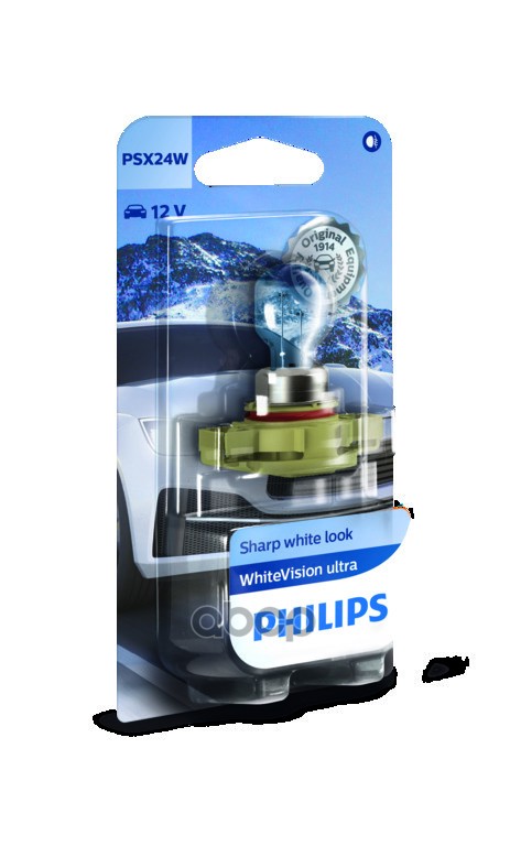 Лампа Psx24w 12276 Wvu 12V 24W B1 Philips 12276Wvub1 Philips арт. 12276WVUB1
