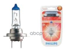 Лампа галогеновая головного света H7 PX26d 4300K Crystal Vision 12V 55W Блистер 1 шт Philips арт. 12972CVB1