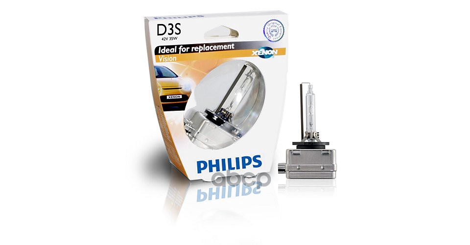 Лампа ксеноновая D3S PHILIPS 1 шт. PK32D-5 42403VIS1 Philips арт. 42403VIS1