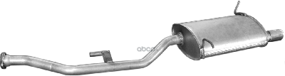 Глушитель Задн Часть Bmw: 3 Compact 94-00 Polmostrow арт. 03.124