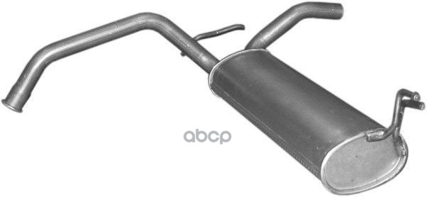 Глушитель Задн Часть Citroen: C1  Pegueot: 107  Toyota: Aygo 1.4Hdi/Td 05- Polmostrow арт. 04.235