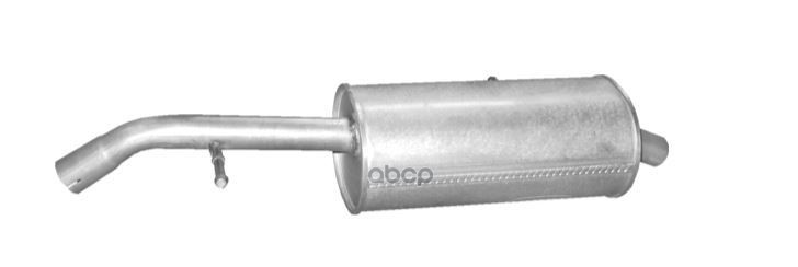 Глушитель Задн Часть Citroen: C2/C3 1.4Hdi 05-10 Polmostrow арт. 04.335