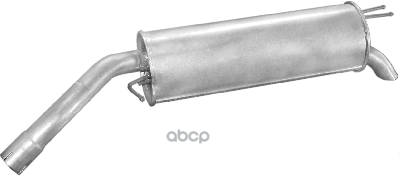 Глушитель Задн Часть Fiat: Stilo 1.9 Jtd 01- Polmostrow арт. 07.432