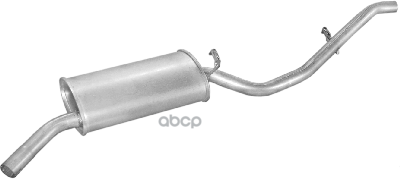 Глушитель Средн Часть Ford: Transit Connect 1.8 D 08-10 Polmostrow арт. 08.16