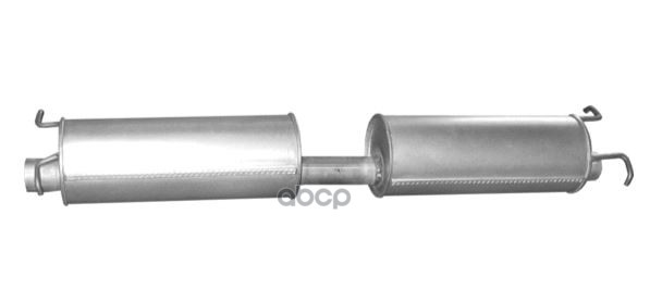 Глушитель Средн Часть Ford: Transit 2.4Tdi 00-06, 2.4 Tdci 04-06, 2.4Di 00-04 Polmostrow арт. 08.677
