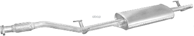 Глушитель Задн Часть Mercedes-Benz: Sprinter 2-T Бортовой 95-00, Sprinter 2-T Автобус 95-00, Sprinter 2-T Фургон 95-00, Sprin...