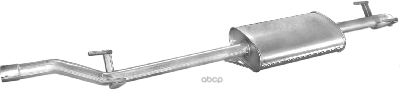 Глушитель Задн Часть Mercedes Benz: Sprinter 411 Do Zabudowy Polmostrow арт. 13.169