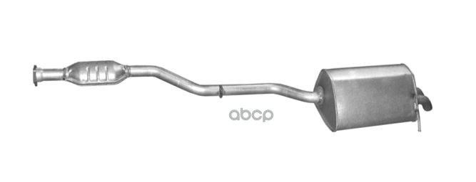 Глушитель Задн Часть Mercedes-Benz: C180-W203 / C180-T203 / C200-W203 / C200-T203 Polmostrow арт. 13.210