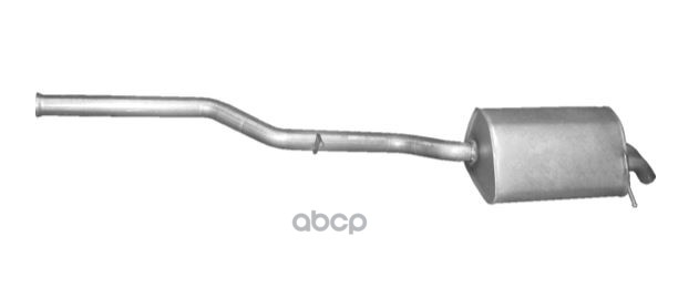 Глушитель Задн Часть Mercedes-Benz: C200-W203 / C200-T203 / C220-W203 / C220-T203 Polmostrow арт. 13.211