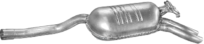 Глушитель Задн Часть Mercedes-Benz: W124 89-95 E280, E320, E320c, 300E, Ce Kat Polmostrow арт. 13.42