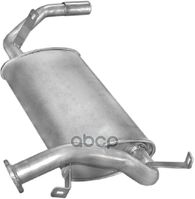 Глушитель Задн Часть Mitsubishi: Colt Iv 92-96, Colt V 96-00, Proton: Persona 300 96-, Persona 400 Хечбэк 94- Polmostrow арт....