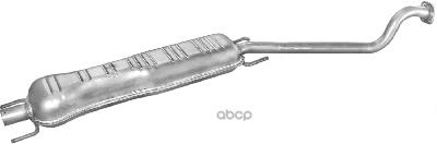 Глушитель Средн Часть Opel: Astra F Classic Хечбэк 98-02, Astra F Classic Седан 98-02, Astra F Classic Универсал 98-05, Astra...