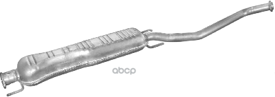 Глушитель Средн Часть Opel: Vectra B 96-02, Vectra B Хечбэк 96-03, Vectra B Универсал 96-03 Polmostrow арт. 17.300