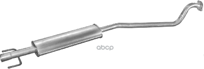 Глушитель Средн Часть Opel: Astra F Classic Хечбэк 98-02, Astra F Classic Седан 98-02, Astra F Classic Универсал 98-05, Astra...