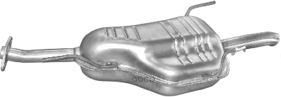 Глушитель Задн Часть Opel: Astra G 1.7Dtl 98-00, 1.7Dti 00-04, 2.0Di 98-04 Polmostrow арт. 17.542