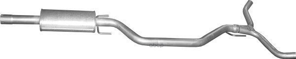Глушитель Средн Часть Opel: Vectra C 3.2 V6 Polmostrow арт. 17.654