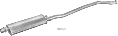 Глушитель Средн Часть Peugeot: 406 95-04, 406 Break 96-04, 406 Купе 97-04 Polmostrow арт. 19.102