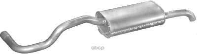 Глушитель Задн Часть Seat: Cordoba 96-99, Cordoba Vario 96-, Cordoba Хечбэк 00-02, Vw: Polo Classic 95-01, Polo Variant 97-01...