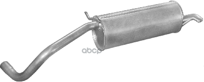 Глушитель Задн Часть Skoda: Fabia 1.4I /1.4I-16V Combi 00- Polmostrow арт. 24.43