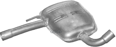 Глушитель Средн Часть Vw: Passat 88-96, Passat Variant 88-97 Polmostrow арт. 30.129