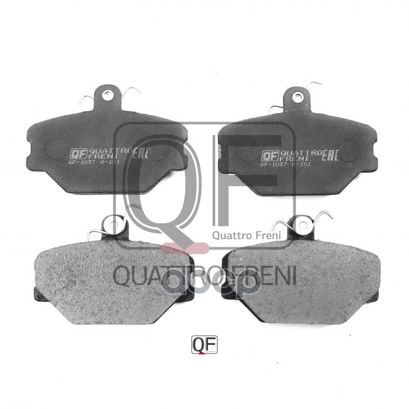 Колодки тормозные дисковые передние к-т без датчика износа QUATTRO FRENI арт. qf53700