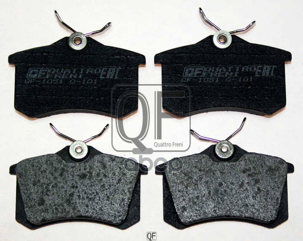 Колодки тормозные дисковые задние к-т без датчика износа QUATTRO FRENI арт. qf55100