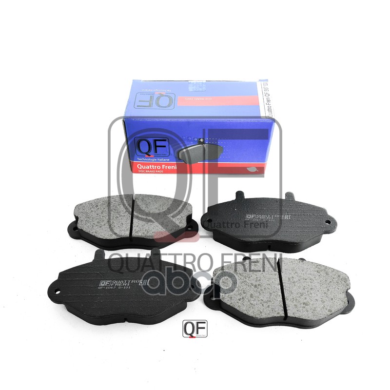 Колодки Тормозные Дисковые Передние К-Т Без Датчика Износа QUATTRO FRENI арт. qf56700