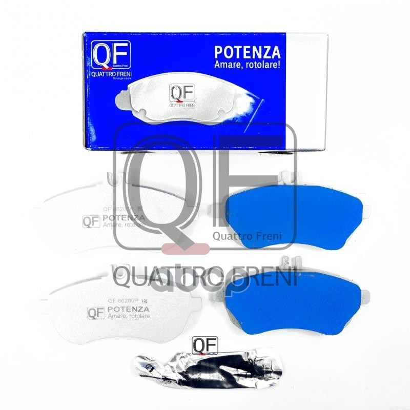 Колодки тормозные дисковые к-т fr potenza premium series QUATTRO FRENI арт. qf86200p