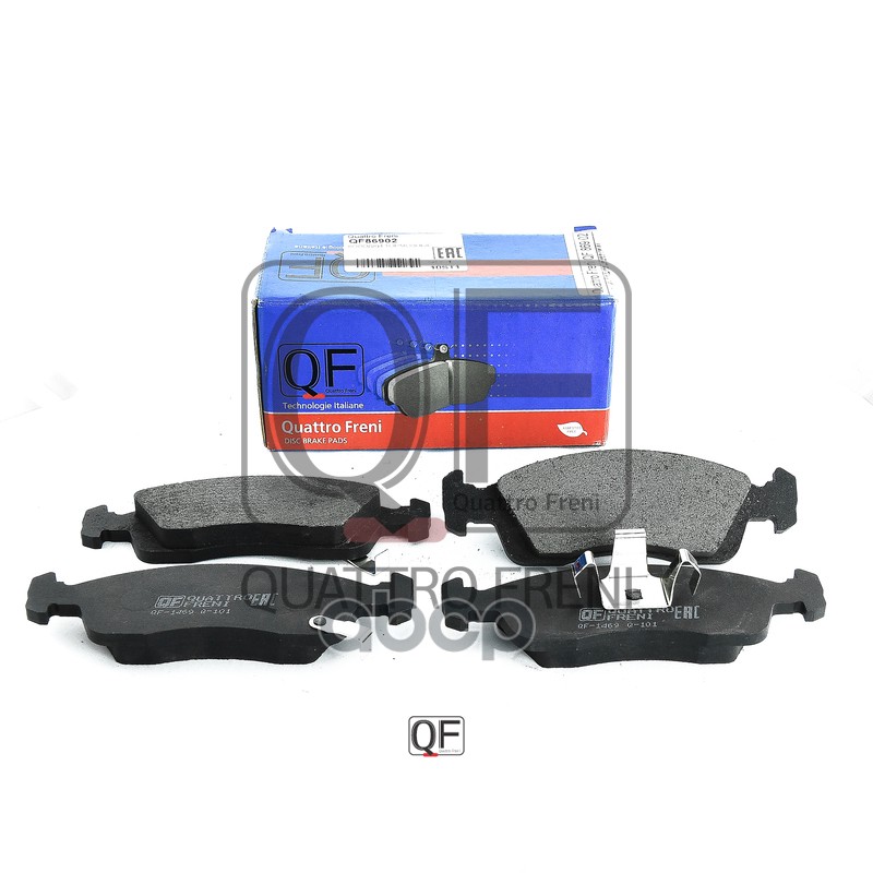 Колодки тормозные дисковые к-т QUATTRO FRENI арт. qf86902