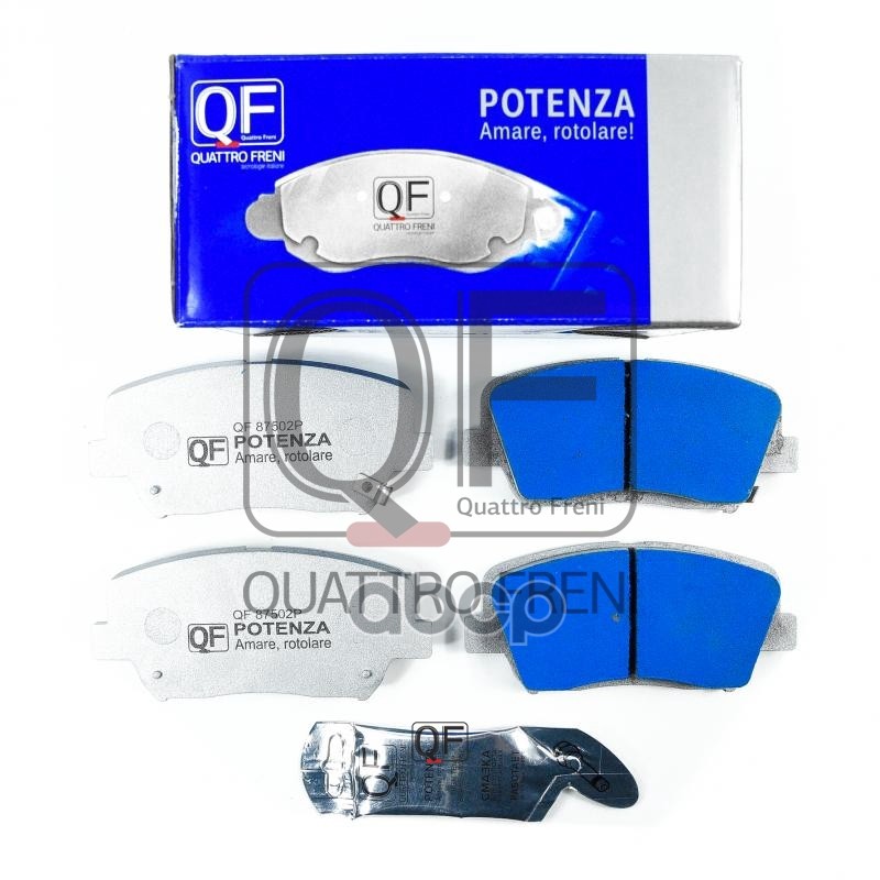 Колодки Тормозные Дисковые К-Т Передние Potenza Premium Series QUATTRO FRENI арт. qf87502p