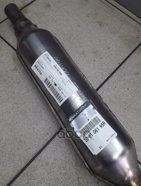 Труба Выхлопная RENAULT арт. 200106195R