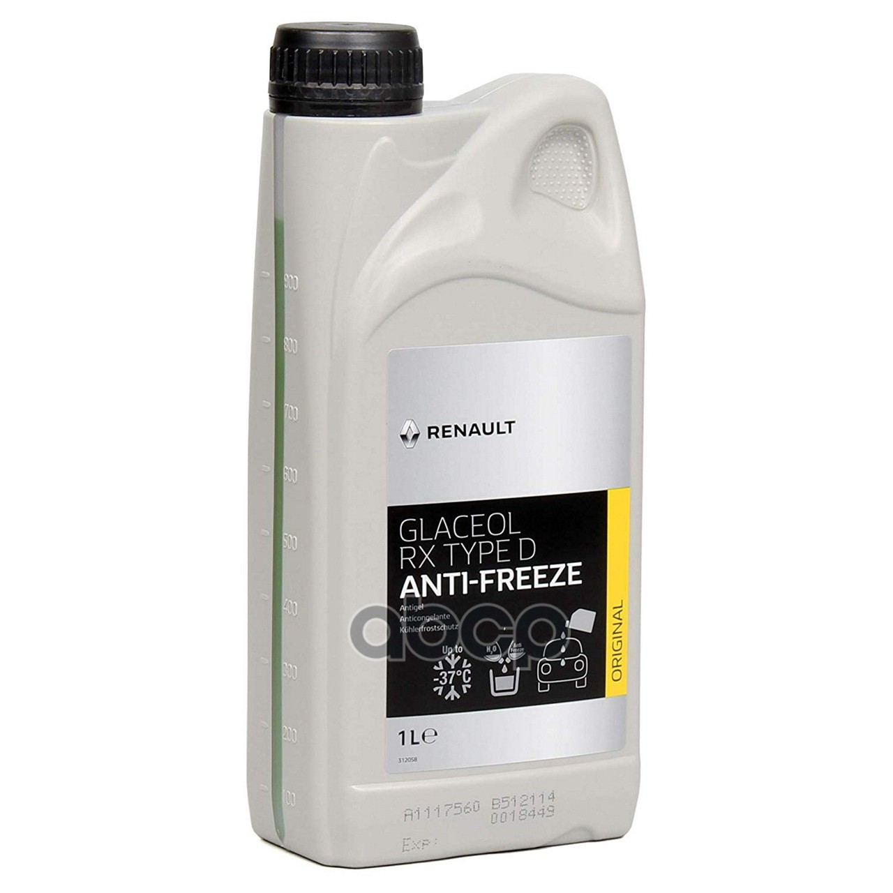 Антифриз Renault Type D Концентрат Зеленый 1 Л 7711 428 132 RENAULT арт. 7711 428 132