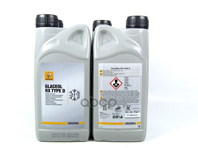 Антифриз Готовый Glaceol Rx Type D G12+ 1Л RENAULT арт. 7711428133