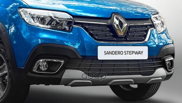 Защита Радиатора Renault Logan Ii, Sandero Stepway Ii Ph2 (Комплект) 16Мм Черная, Арт. 7711813827 RENAULT арт. 7711813827