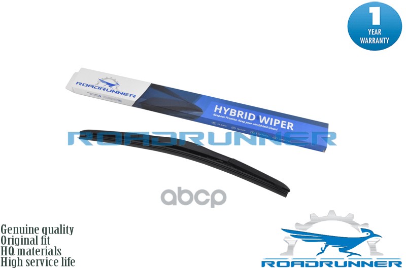Щетка Стеклоочистителя Гибридная 400 Мм ROADRUNNER арт. RR400FH