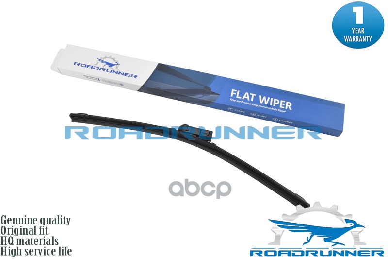 Щетка стеклоочистителя бескаркасная 430 мм RR-430-F-8 ROADRUNNER арт. RR-430-F-8