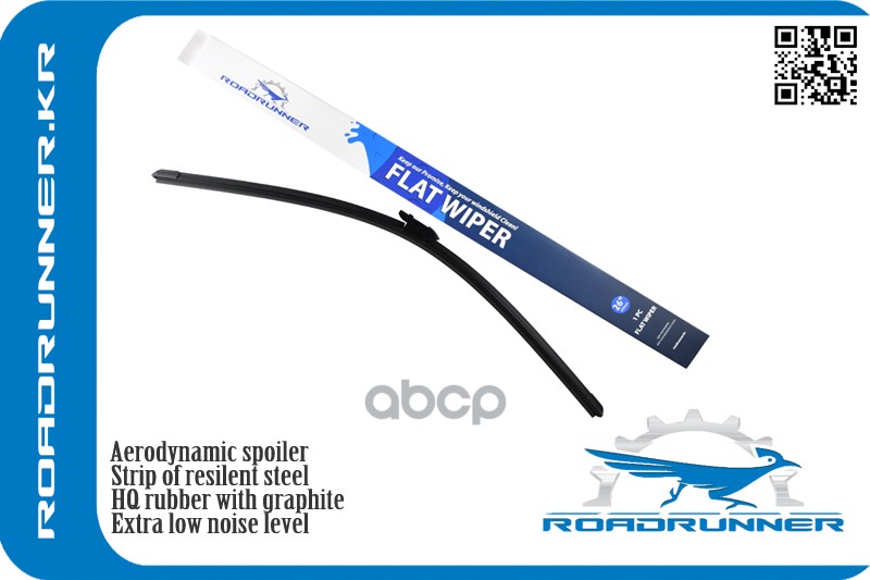 Щетка Стеклоочистителя Бескаркасная 650 Мм Rr650fk ROADRUNNER арт. RR650FK