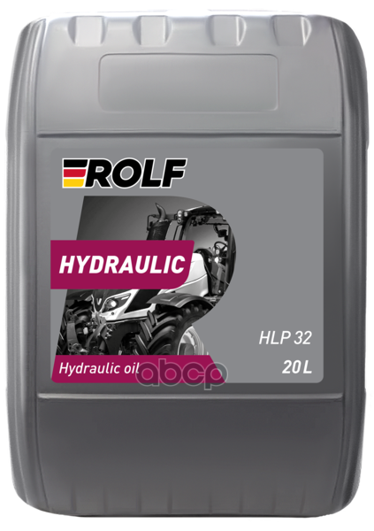 Масло гидравлическое Hydraulic HLP 32 пластик 20л ROLF арт. 100442