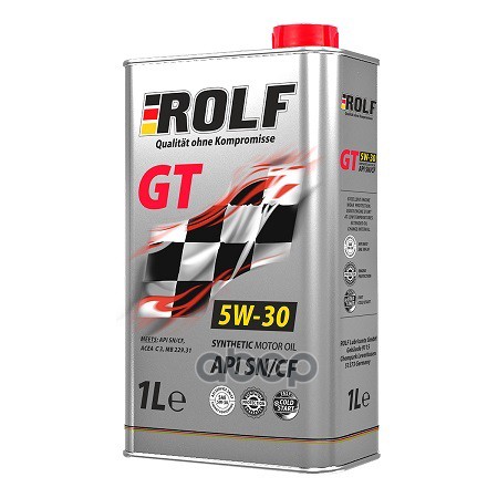 ROLF Масло моторное синтетическое GT 5W30 SN/CF, C2/C3 1л