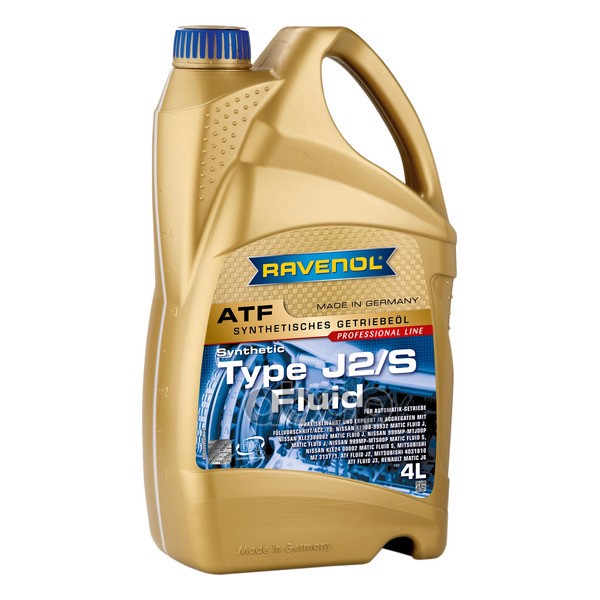 Трансмиссионное масло RAVENOL ATF Type J2/S Fluid 4л (121111500401999) 4014835718890 Ravenol арт. 4014835718890
