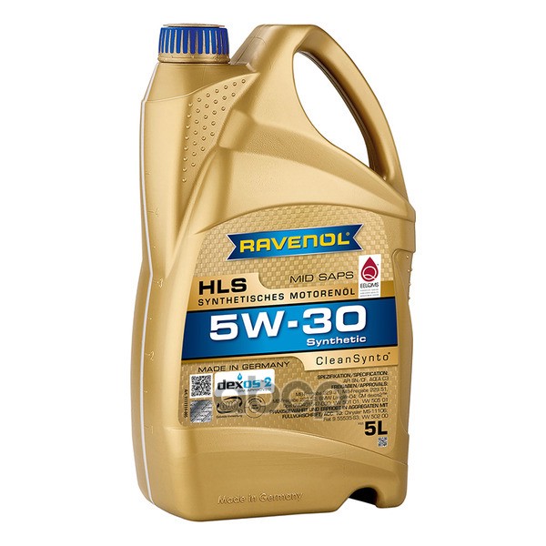 Ravenol Моторное масло RAVENOL HLS 5W-30 5л (111111900501999) 4014835723054