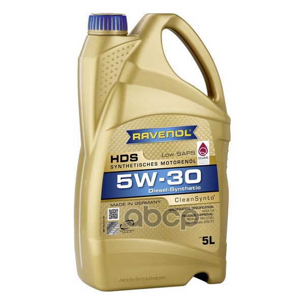 Ravenol Масло моторное HDS Hydrocrack Diesel Specif SAE 5W-30 (5л)